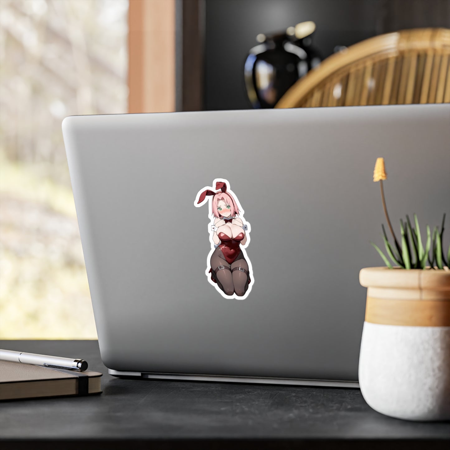 CHERRY BLOSSOM | Bunny Girl Waterproof Decal Stickers