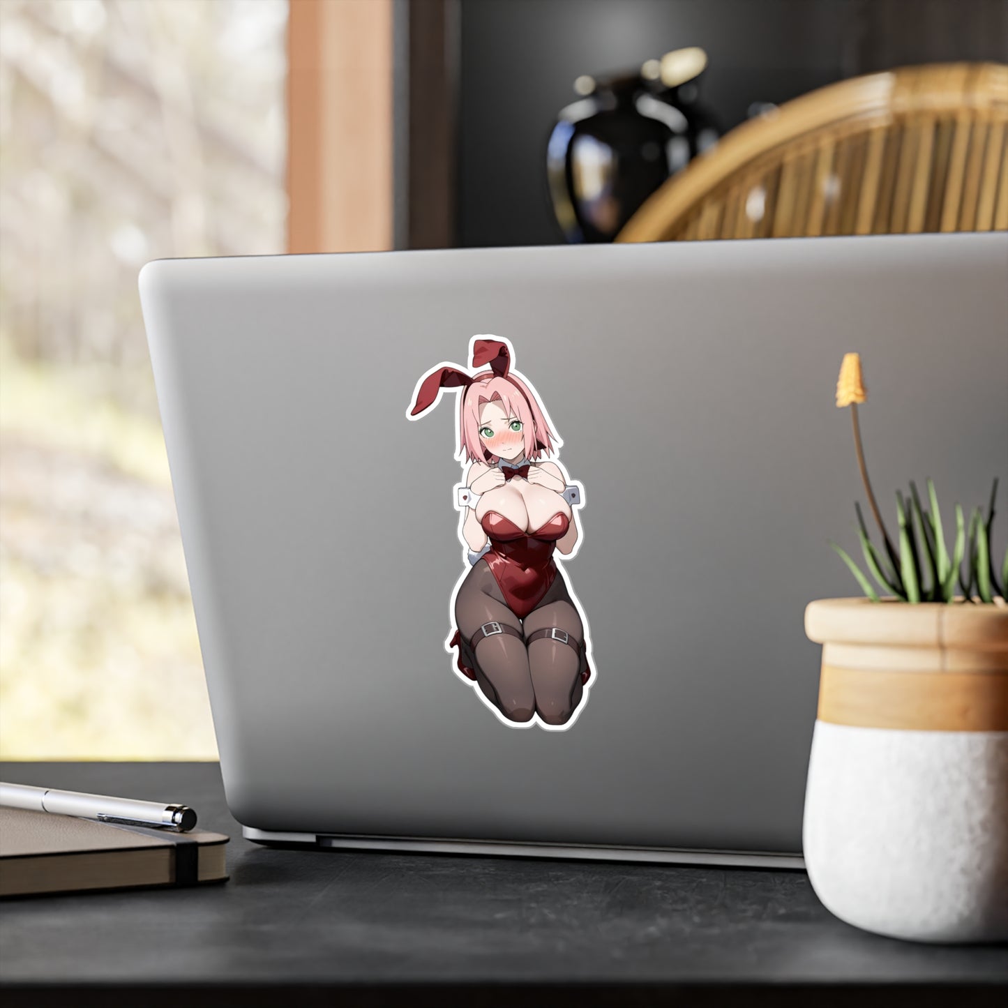 CHERRY BLOSSOM | Bunny Girl Waterproof Decal Stickers
