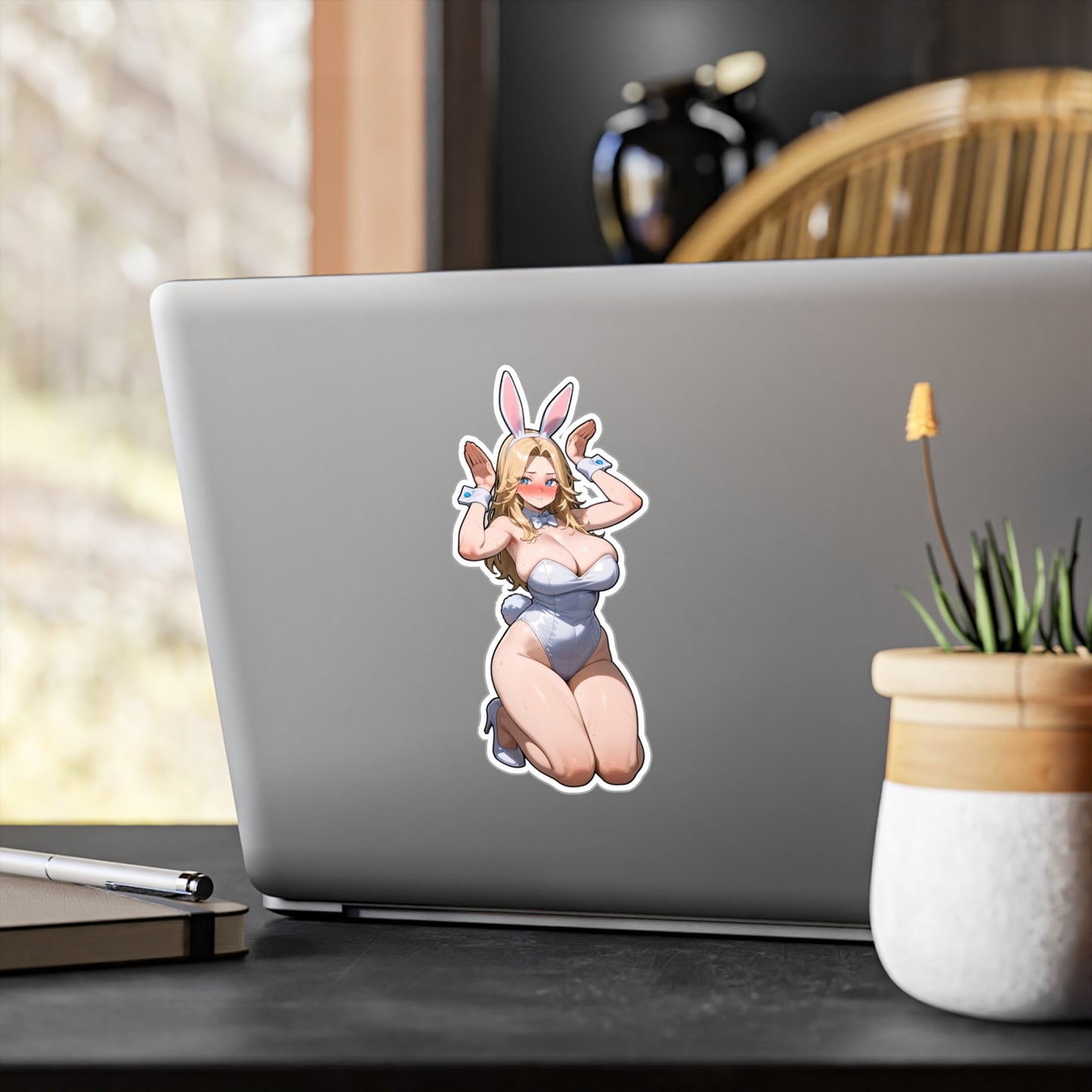 INVISIBLE GIRL | Bunny Girl Waterproof Decal Stickers