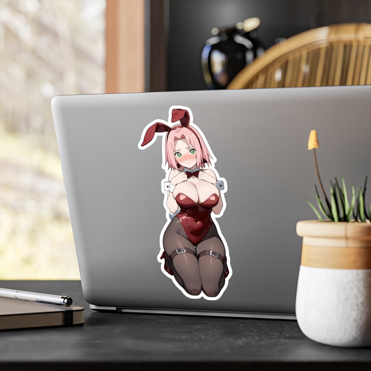 CHERRY BLOSSOM | Bunny Girl Waterproof Decal Stickers