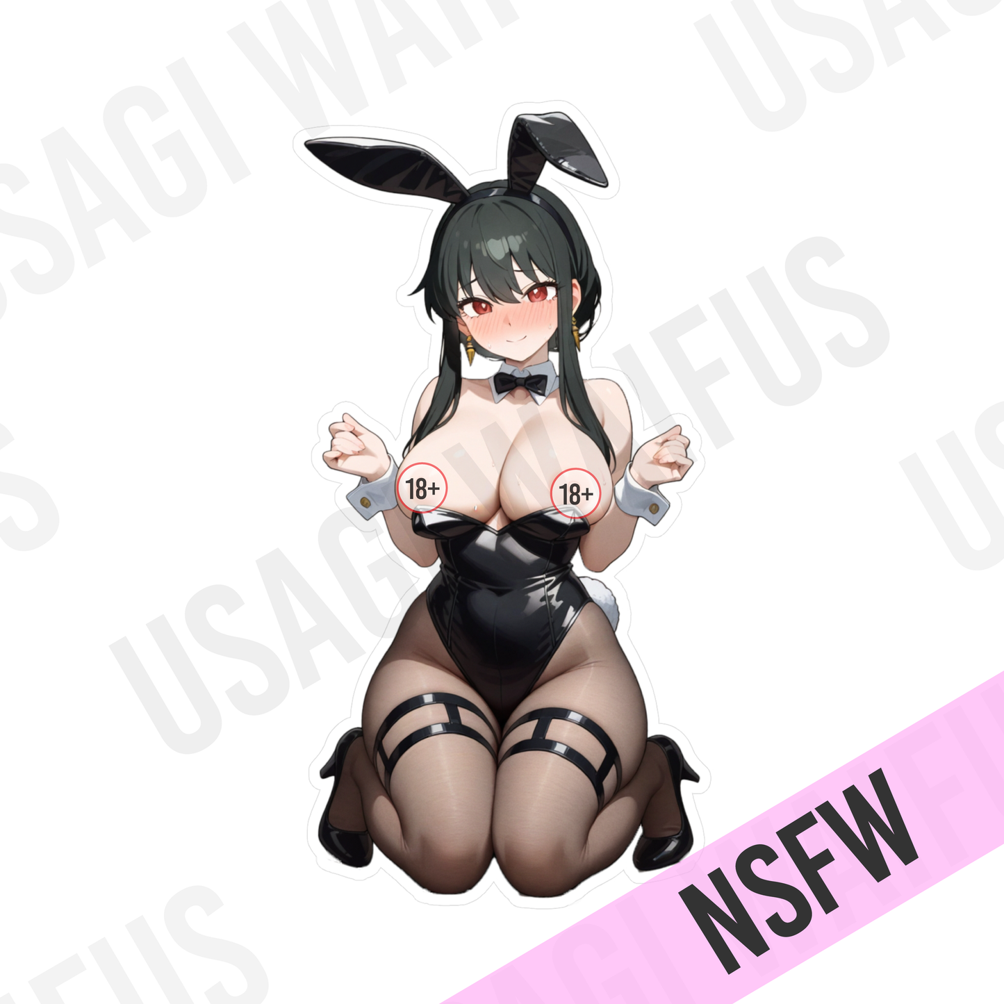 THORN PRINCESS | NSFW | Bunny Girl Waterproof Decal Stickers