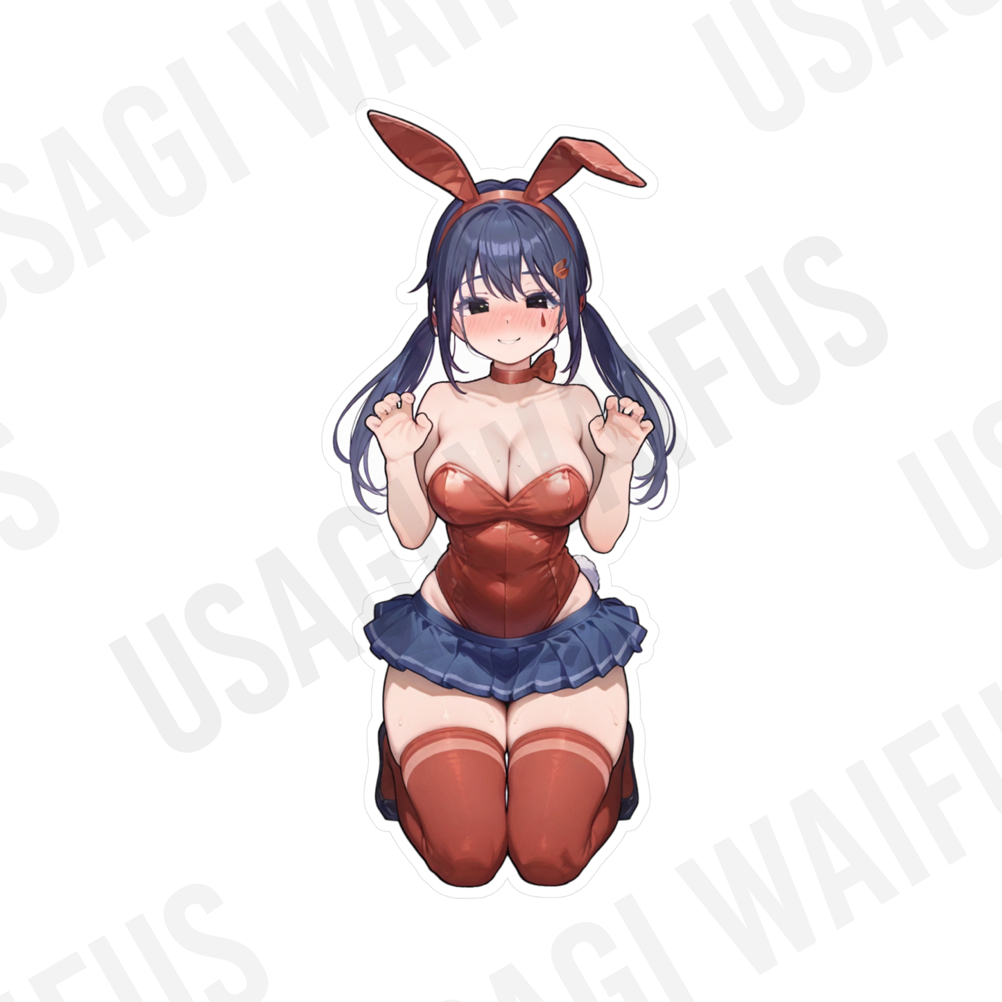 CRAZY LOVE | Bunny Girl Waterproof Decal Stickers
