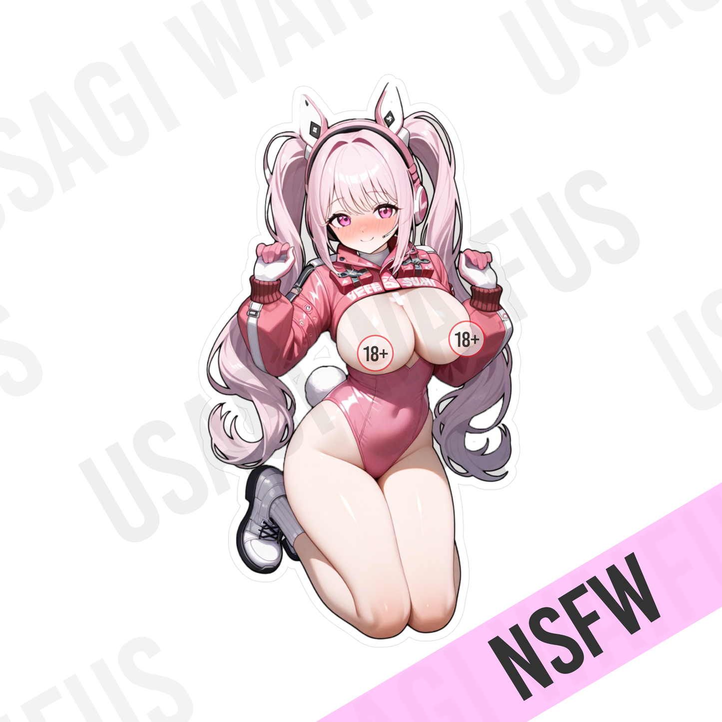 WONDERLAND | NSFW | Bunny Girl Waterproof Decal Stickers