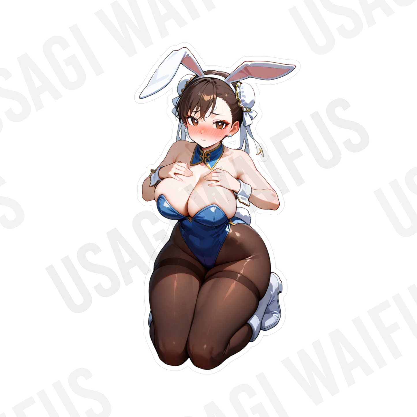 SPRING BEAUTY | Bunny Girl Waterproof Decal Stickers
