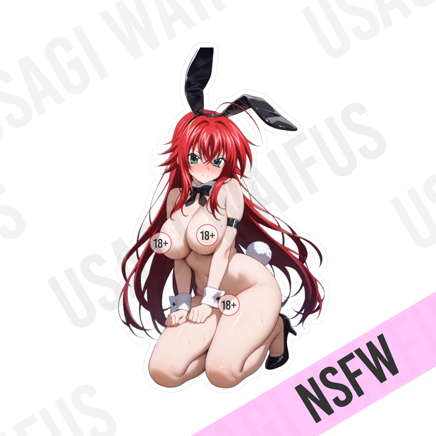 CRIMSON | NSFW | Bunny Girl Waterproof Decal Stickers