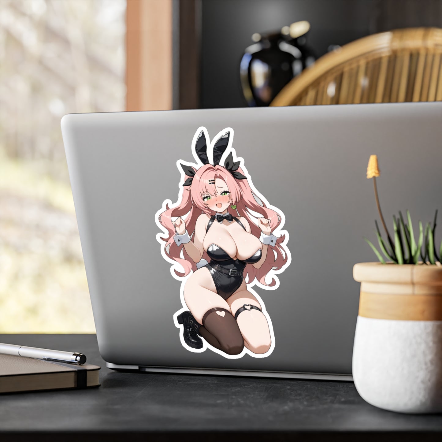 CUNNING | Bunny Girl Waterproof Decal Stickers