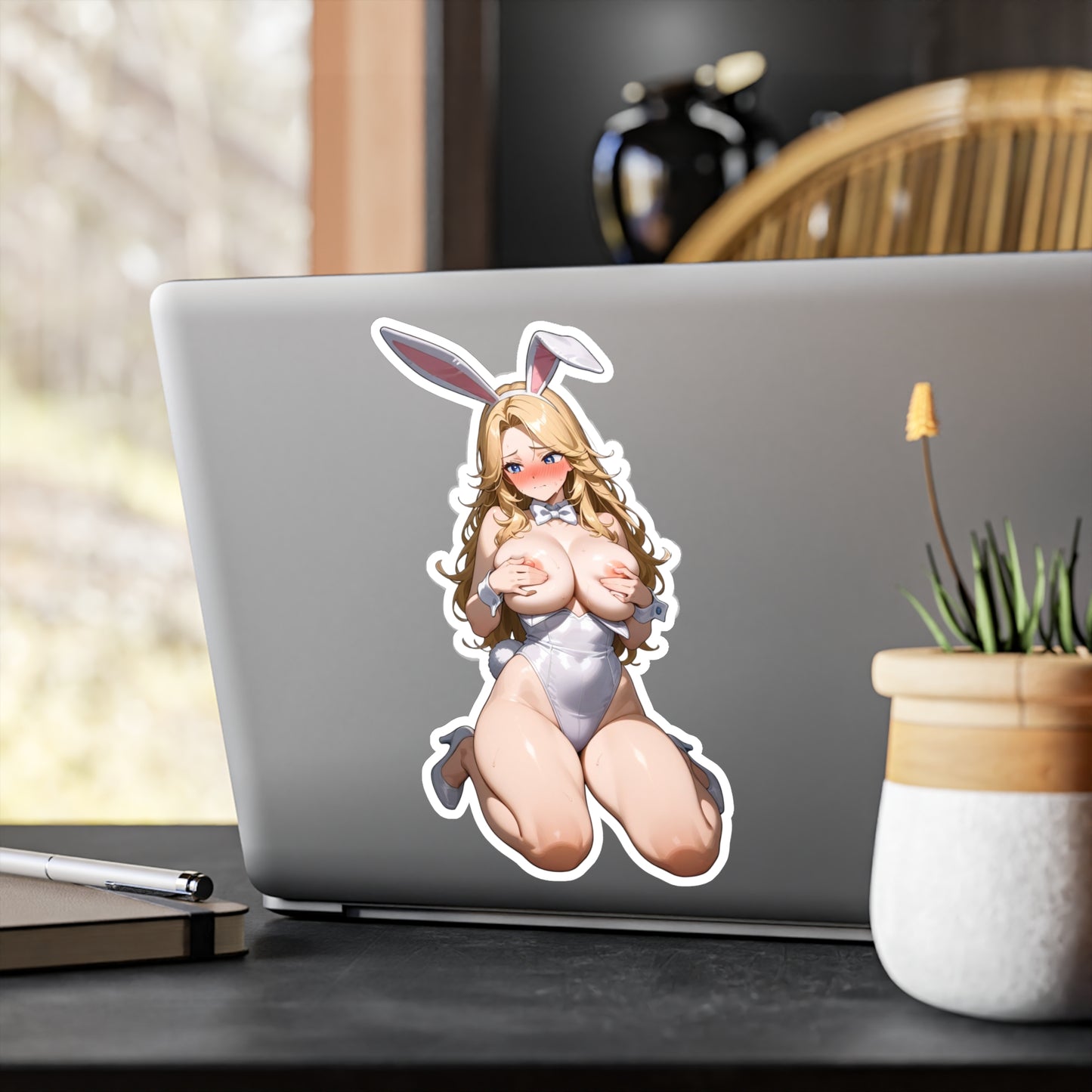 INVISIBLE GIRL | NSFW | Bunny Girl Waterproof Decal Stickers