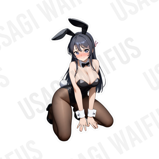 BUNNY SENPAI | Bunny Girl Waterproof Decal Stickers