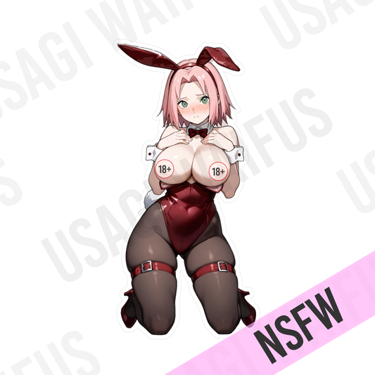 CHERRY BLOSSOM | NSFW | Bunny Girl Waterproof Decal Stickers