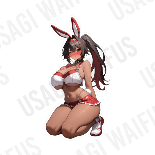 CHEERLEADER | Bunny Girl Waterproof Decal Stickers