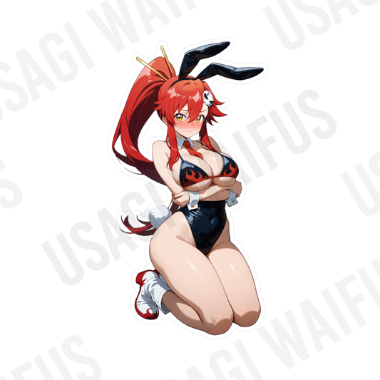WILD GIRL | Bunny Girl Waterproof Decal Stickers