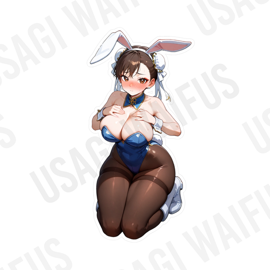 SPRING BEAUTY | Bunny Girl Waterproof Decal Stickers