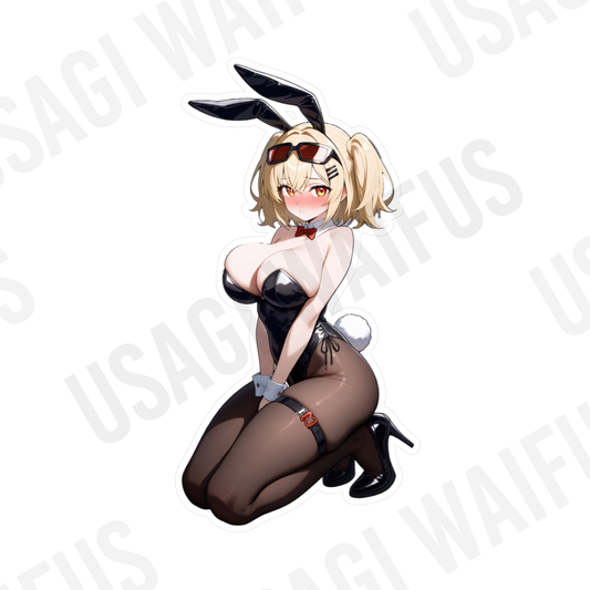 BURN | Bunny Girl Waterproof Decal Stickers