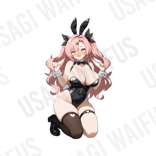 CUNNING | Bunny Girl Waterproof Decal Stickers